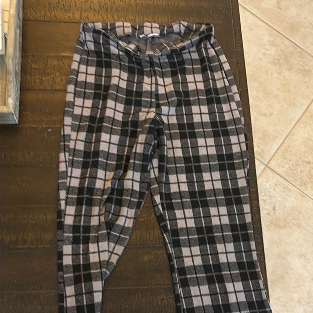 Plaid Kids Leggings